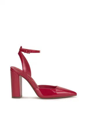Nazela Pump in Red Muse