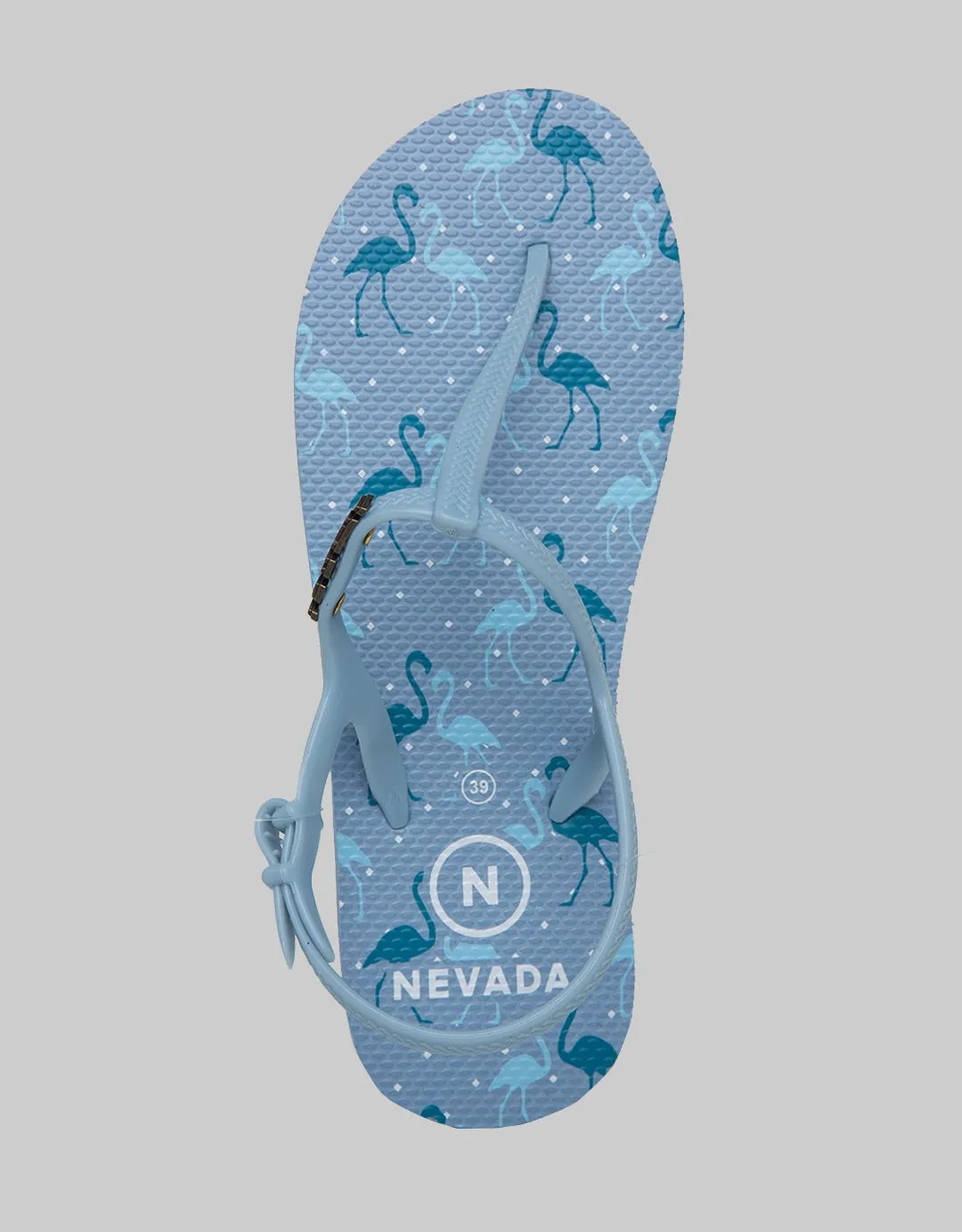 Nevada Flamin Print Sandal Jepit Rubber Wanita