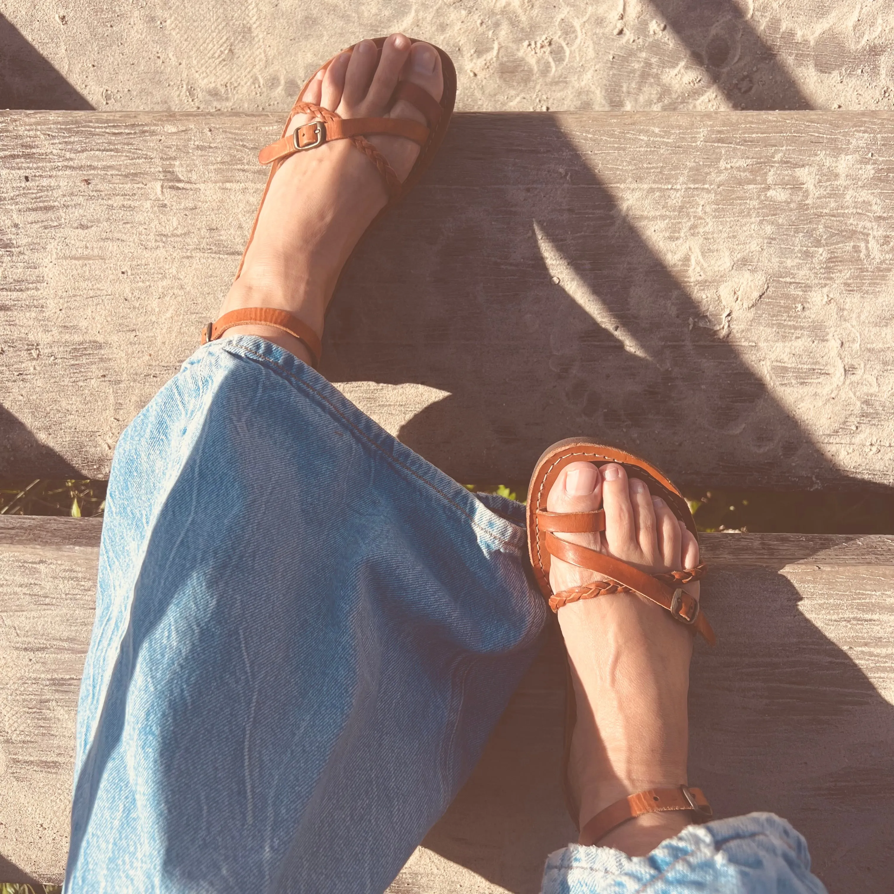 Peony Sandal- Naturale