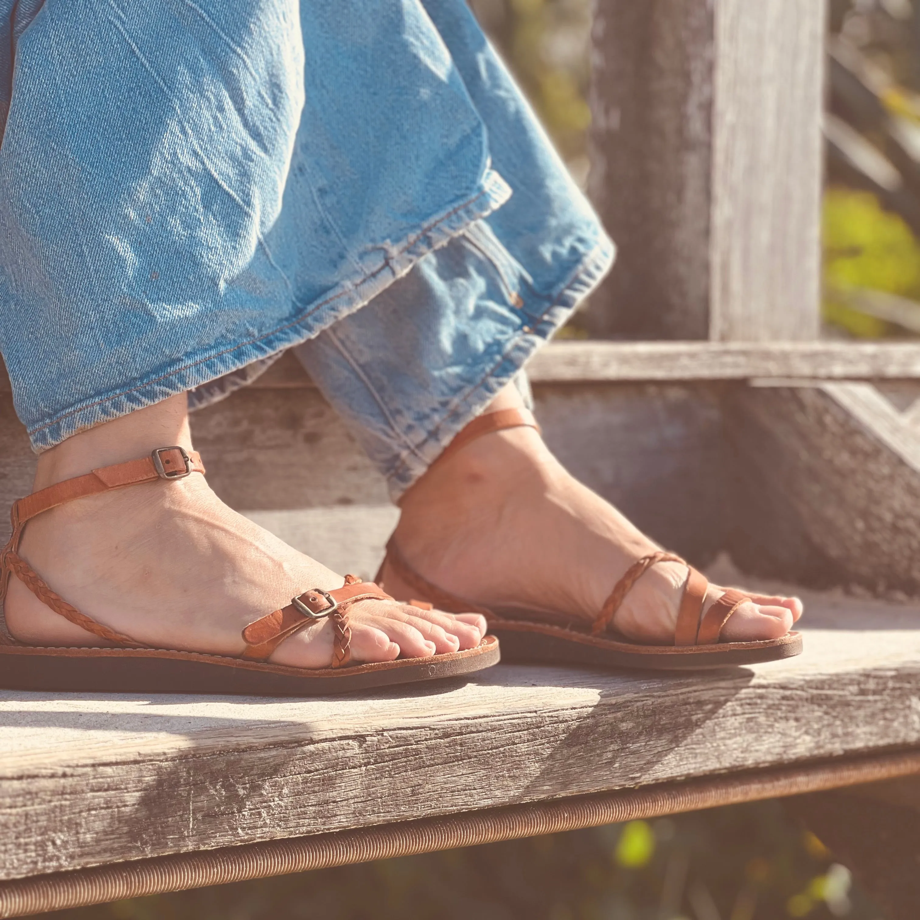 Peony Sandal- Naturale