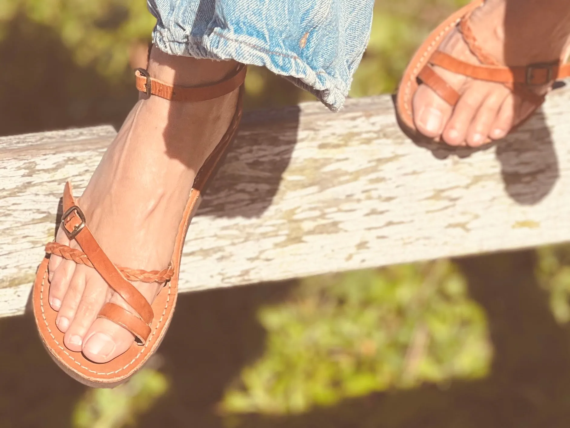 Peony Sandal- Naturale