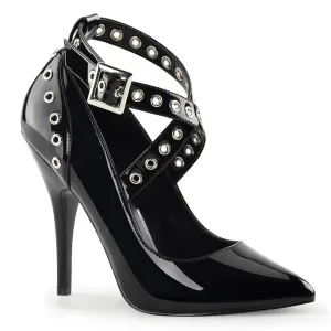 Pleaser Seduce-443-Black-Size 8-Clearance
