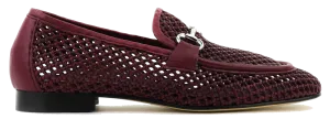 POEVE MESH LOAFER BORDEAUX