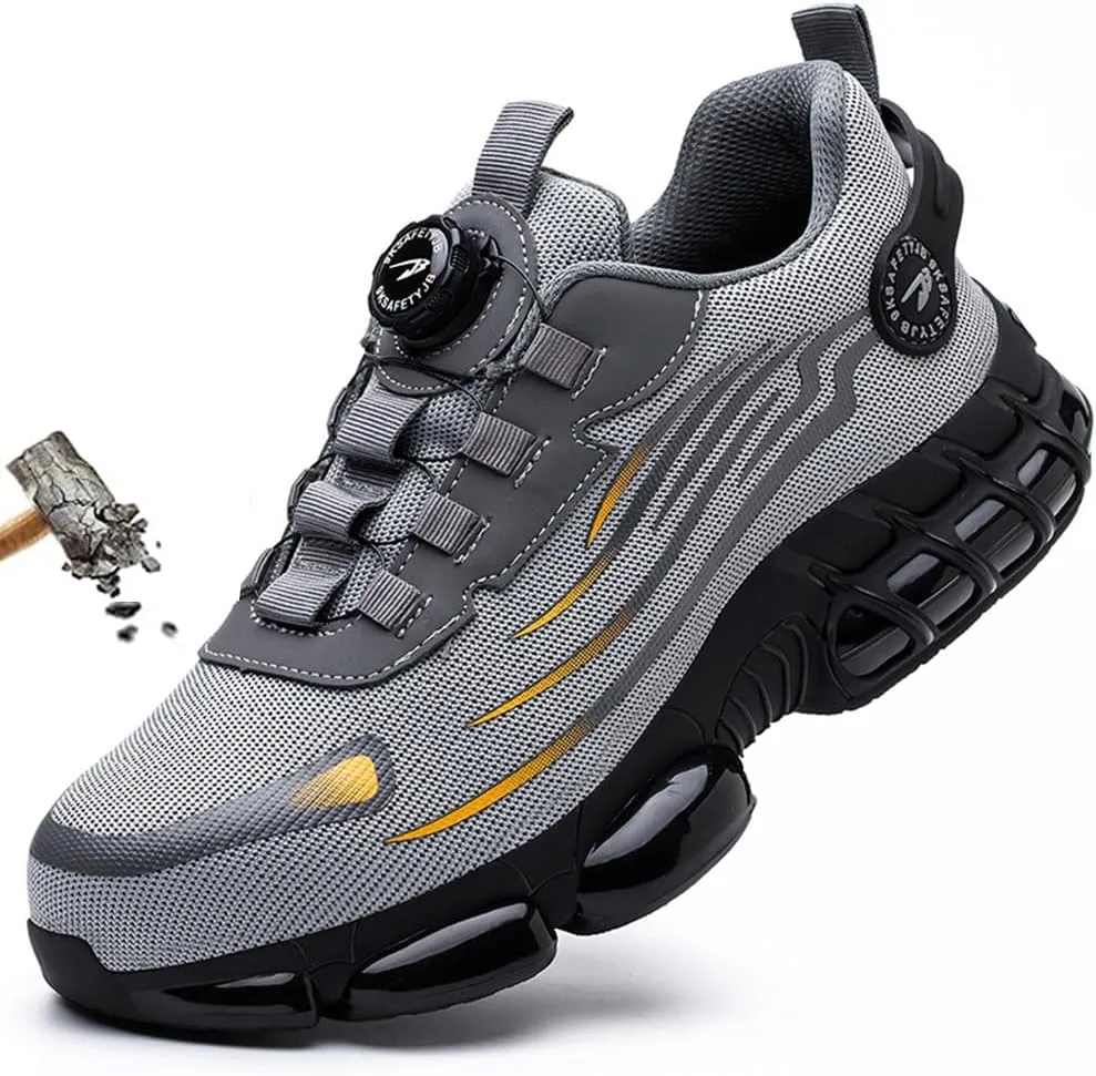 Prestivos Shoes for Men Women，Prestivos Steel Toe Shoes Safety Toe Shoe for Men Lightweight Ccomposite Work Sneaker