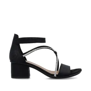 Rieker Ladies Block Heel Dress Sandal 64654-00