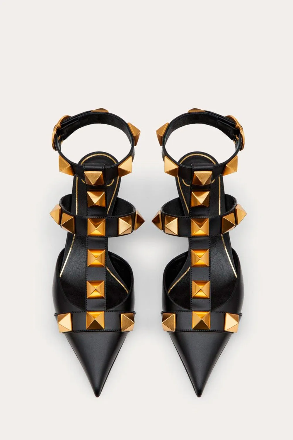 Roman Stud Calfskin Pump 40 mm