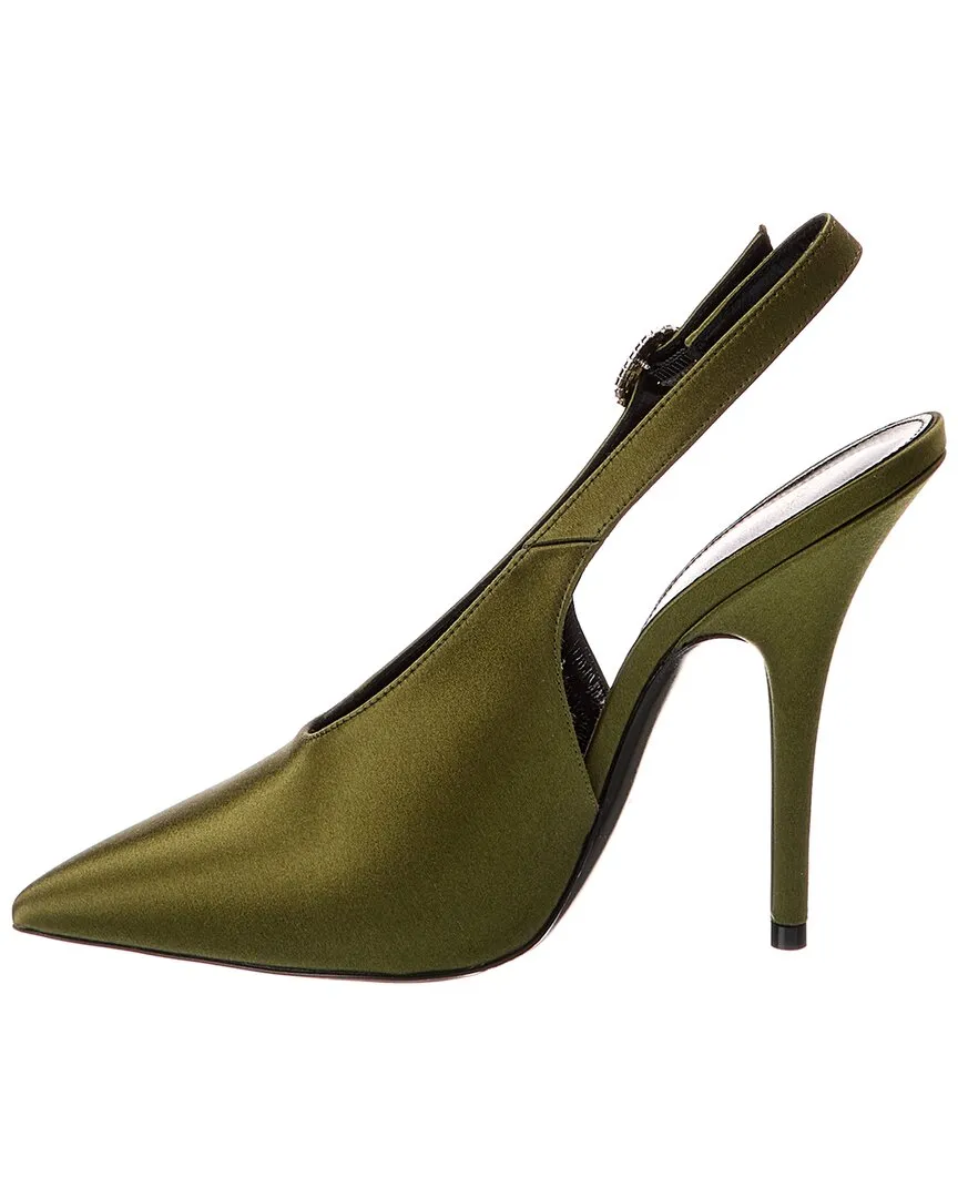 Saint Laurent Yasmeen 115 Satin Slingback Pump