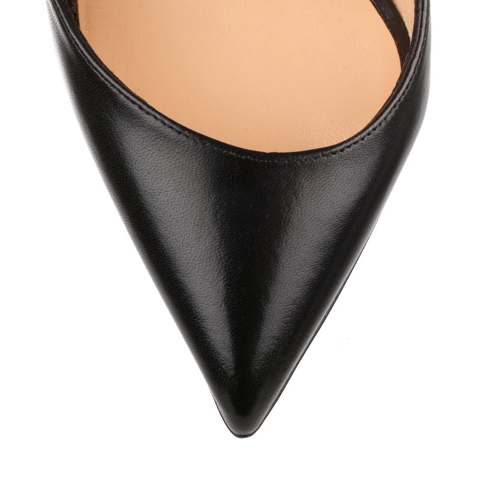 Sharpeta 100 black nappa leather pump