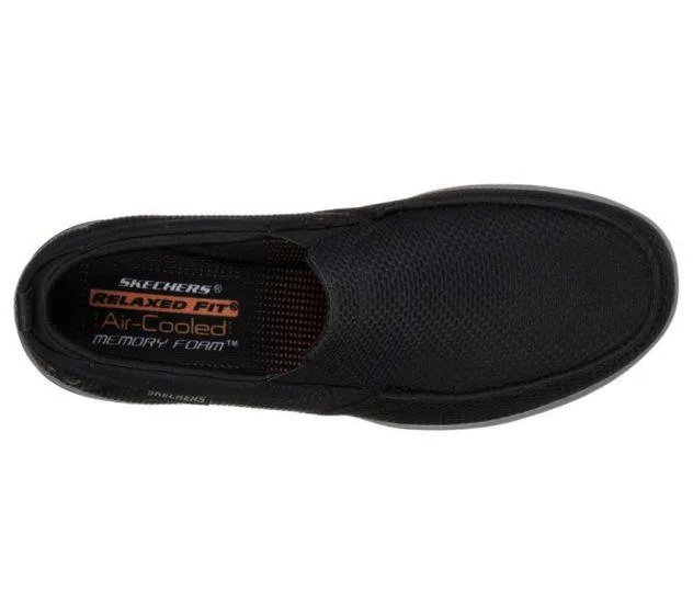 Skechers Mens Relaxed Fit Harper Walton - (65382/BLK) - CM - R2L16