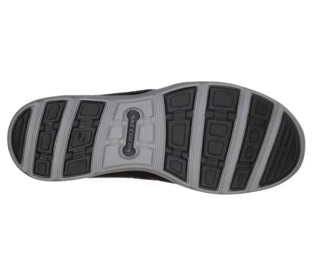 Skechers Mens Relaxed Fit Harper Walton - (65382/BLK) - CM - R2L16