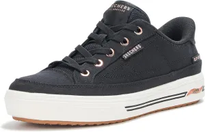 Skechers Women's Arch Fit Arcade-See Ya There Hands Free Slip-ins Sneaker, True Black, 5.5