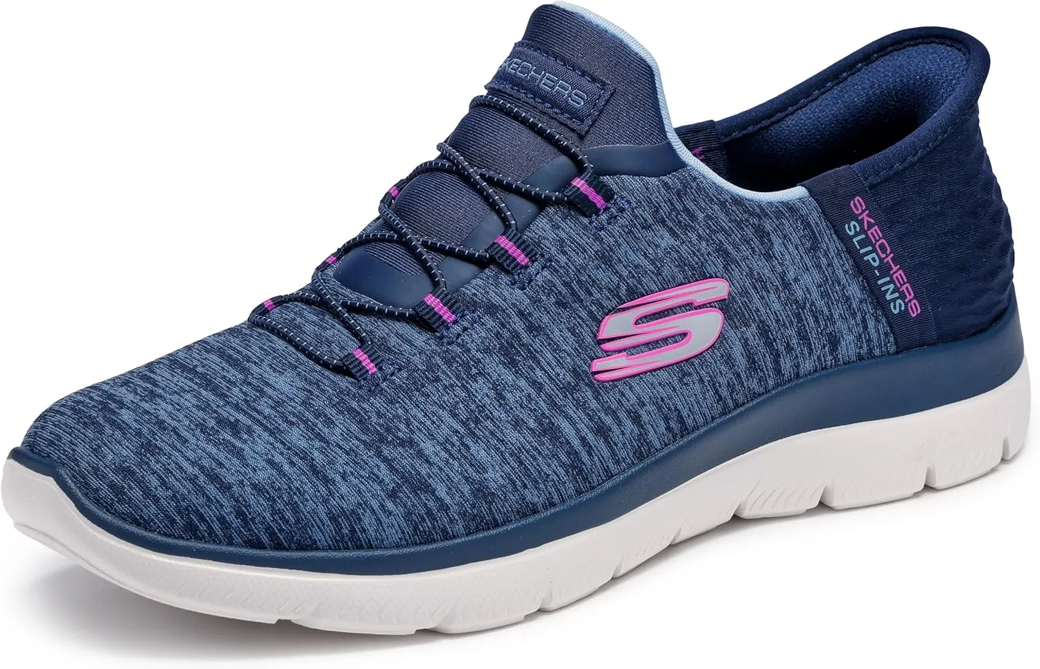 Skechers Women's Hands Free Slip Ins Summits Dazzling Haze Sneaker