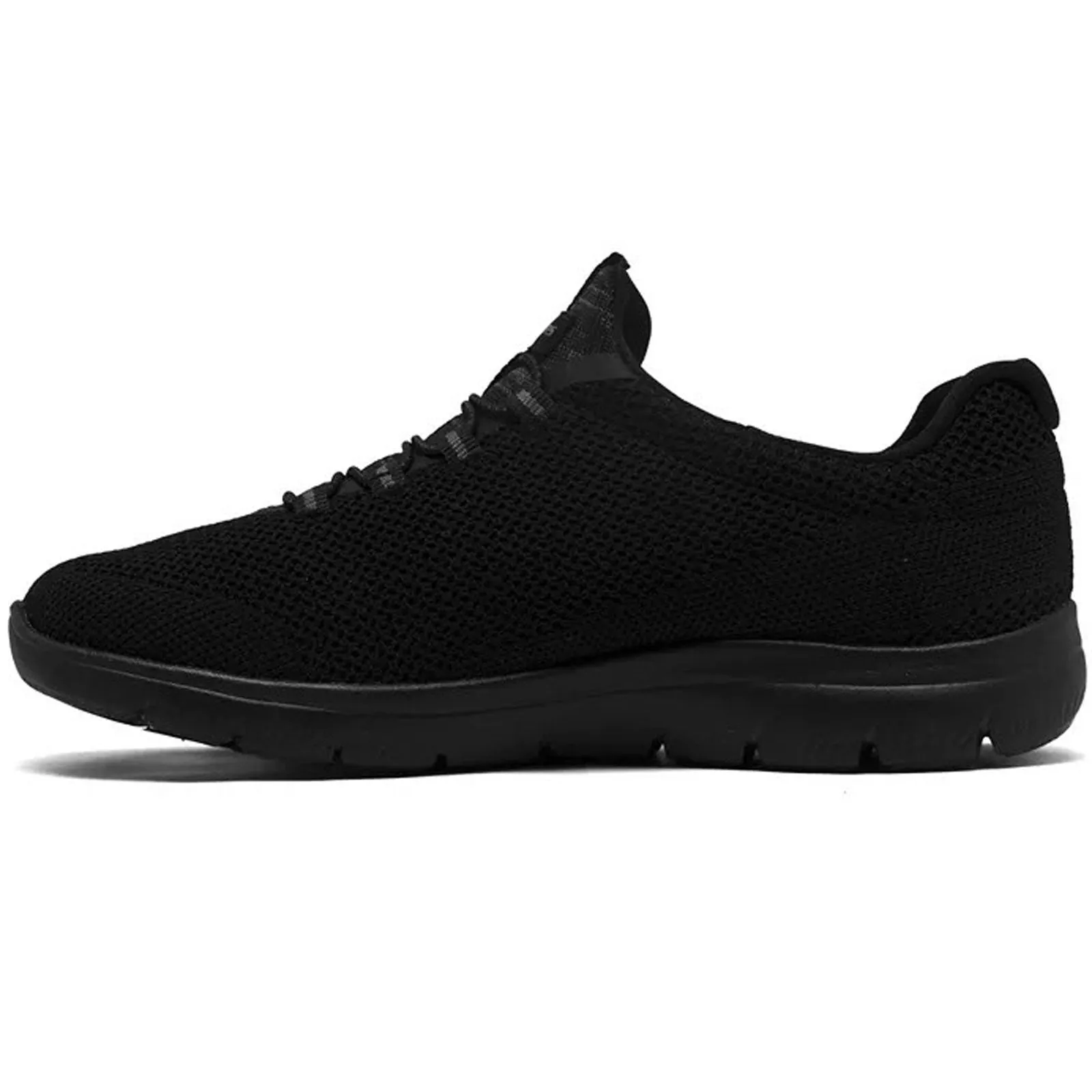 Skechers Women's Summits Cool Classic Low Top Sneaker Shoes Black (BBK)