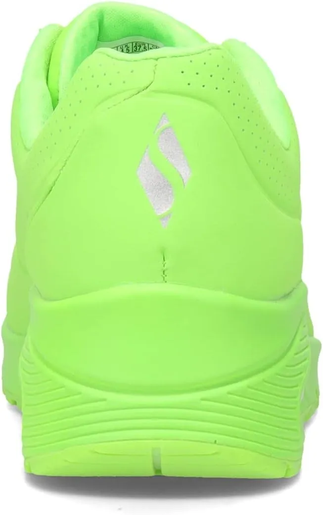 Skechers Women's Uno-Night Shades Sneaker Cooled Memory Foam, Skech-Air Midsole, Durabuck Upper
