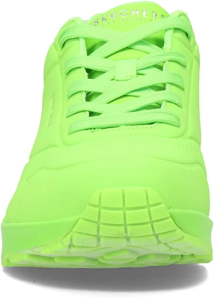 Skechers Women's Uno-Night Shades Sneaker Cooled Memory Foam, Skech-Air Midsole, Durabuck Upper