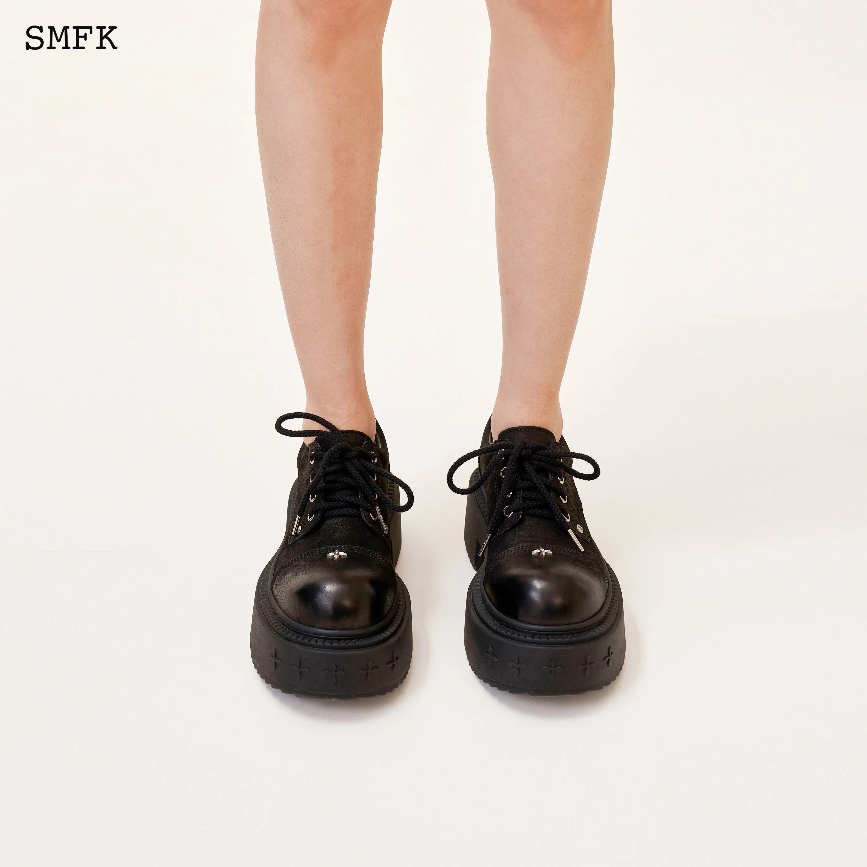 SMFK Compass Rider Derbys Boots In Black
