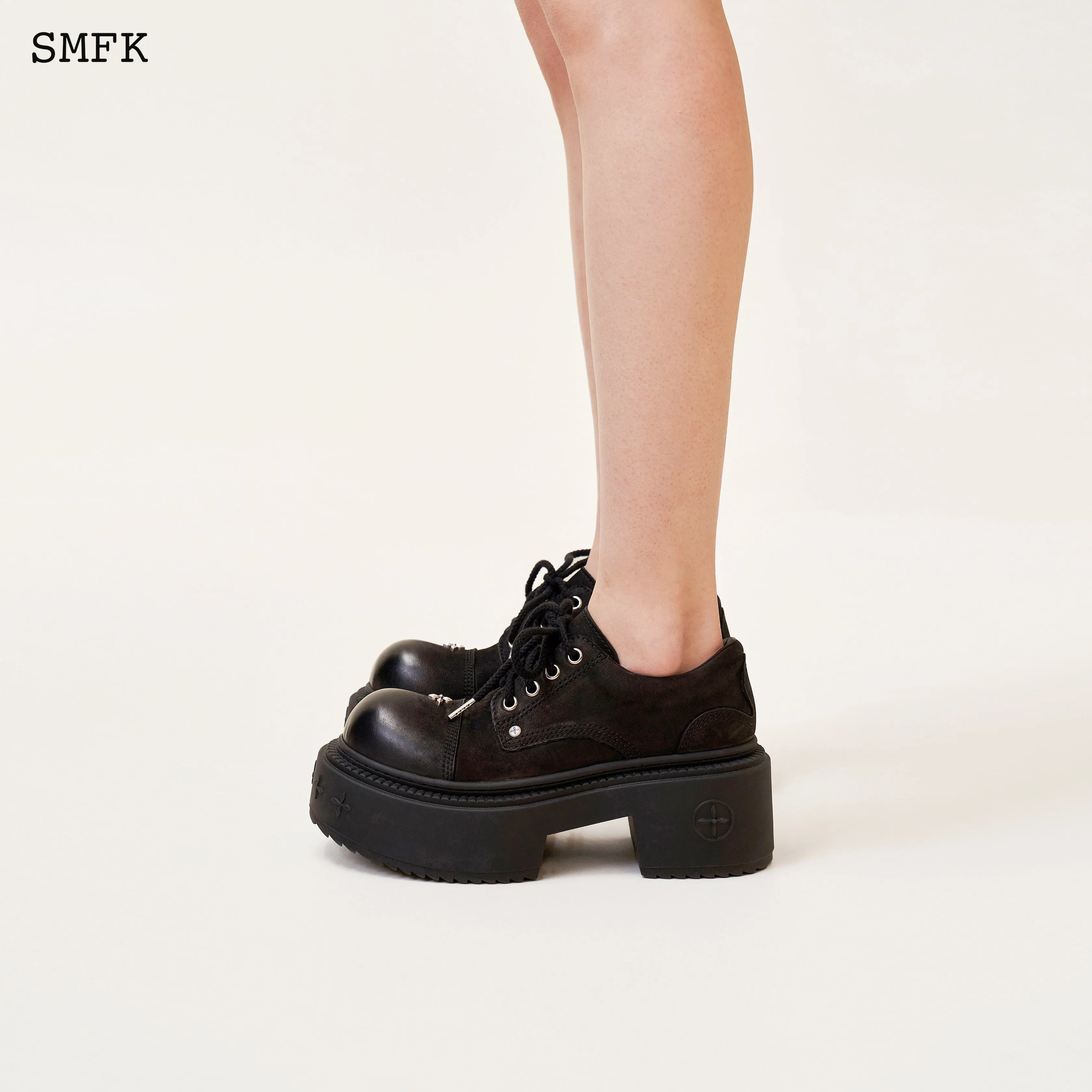 SMFK Compass Rider Derbys Boots In Black