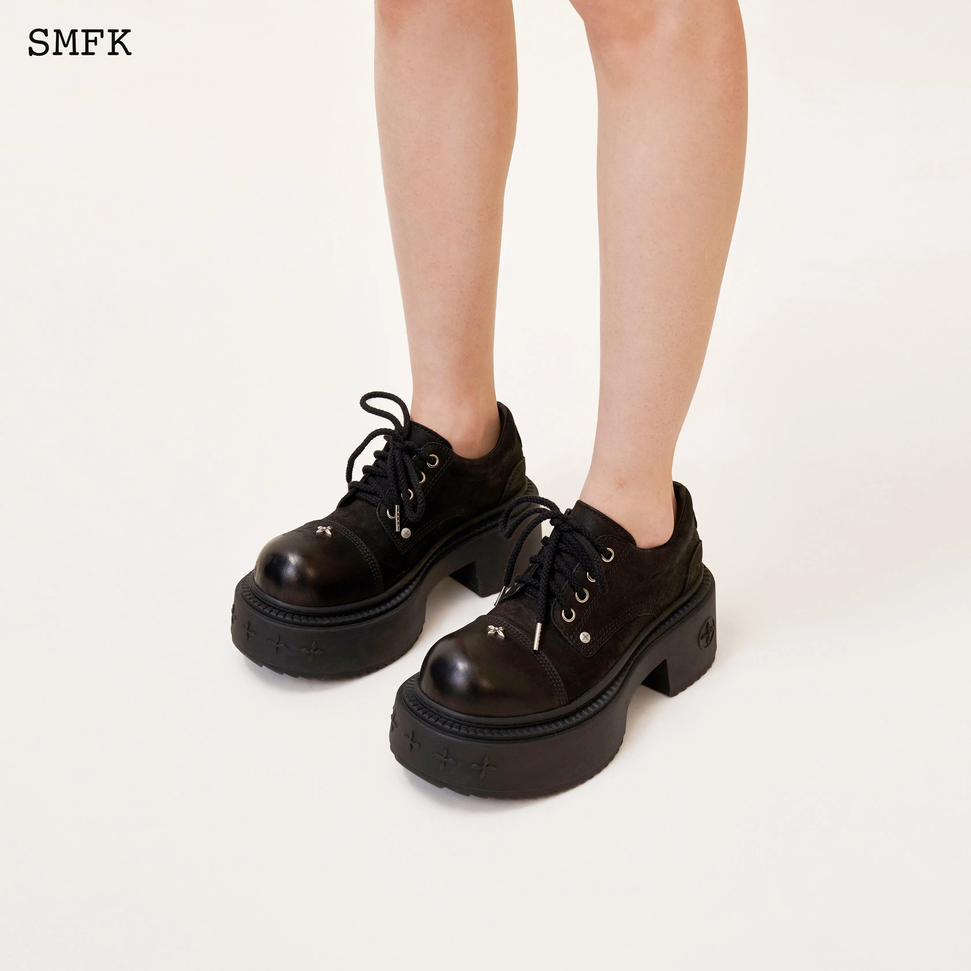 SMFK Compass Rider Derbys Boots In Black