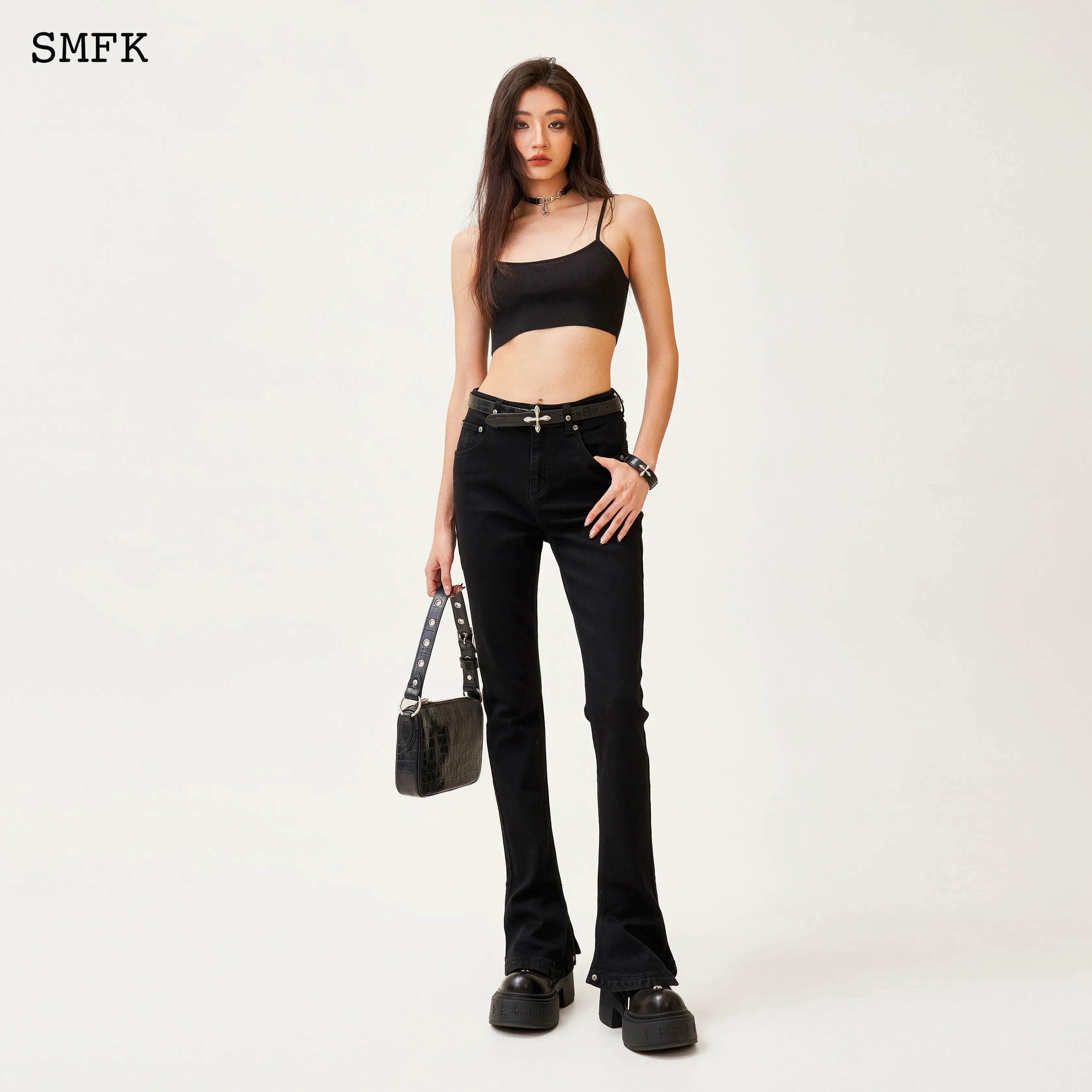 SMFK Compass Rider Derbys Boots In Black