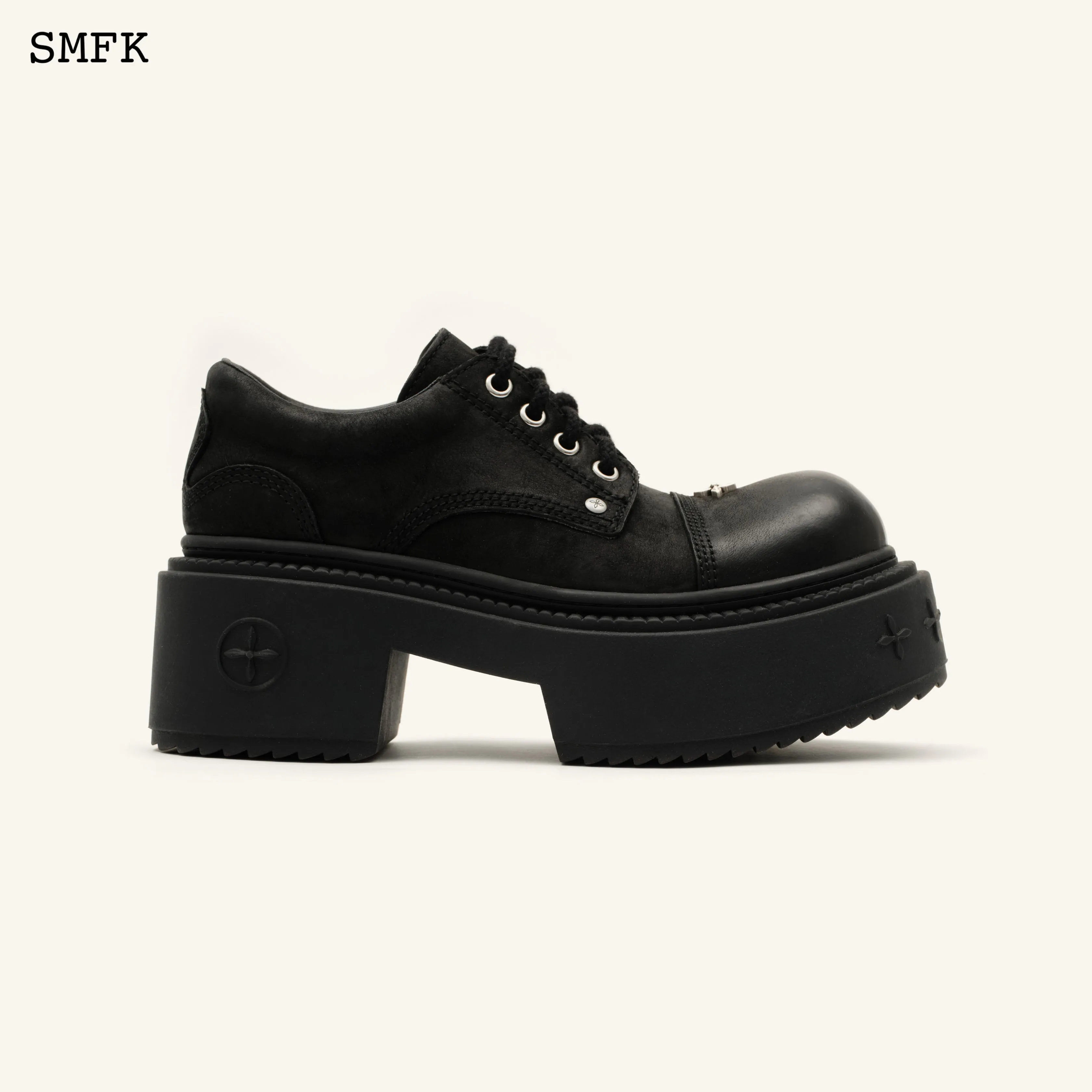 SMFK Compass Rider Derbys Boots In Black