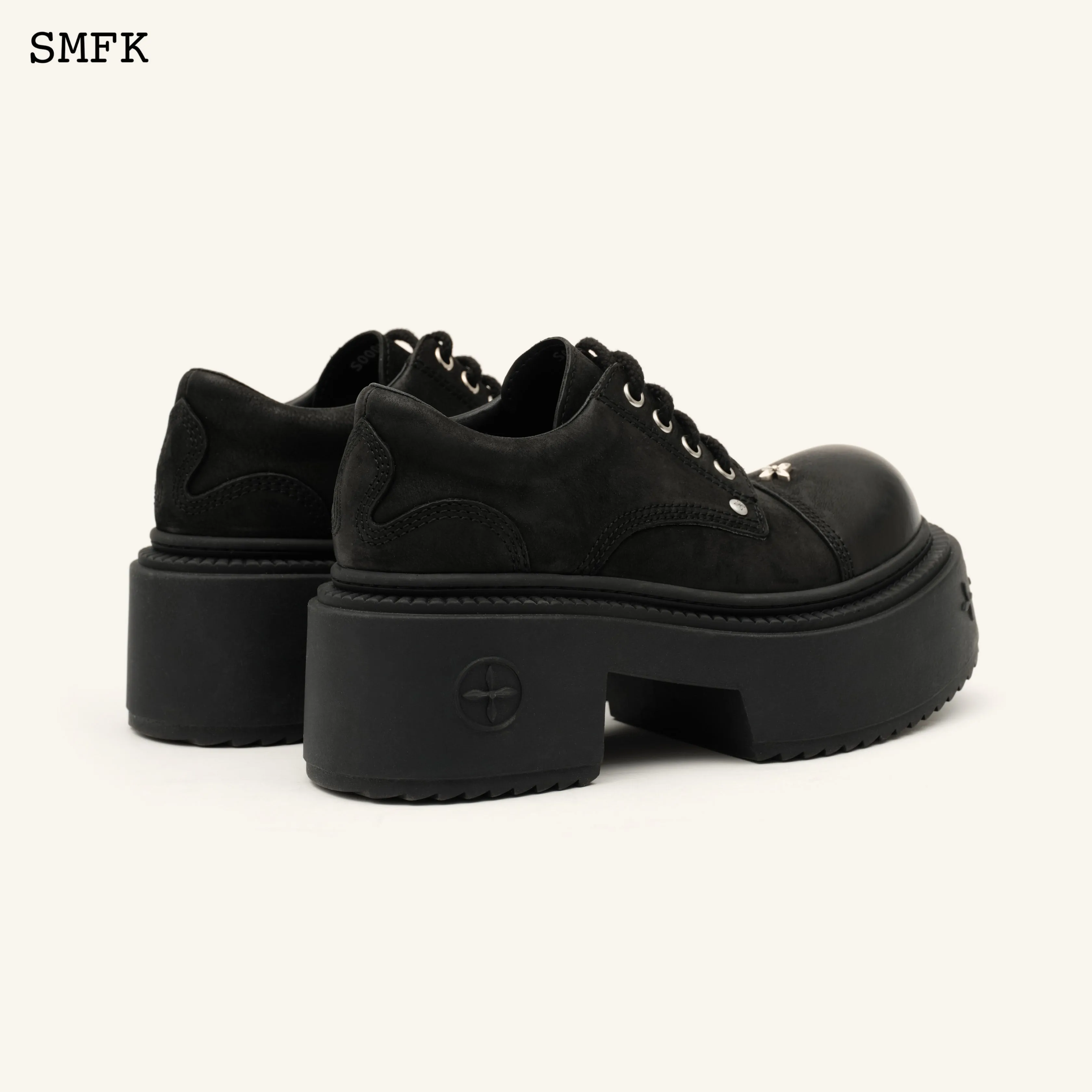 SMFK Compass Rider Derbys Boots In Black