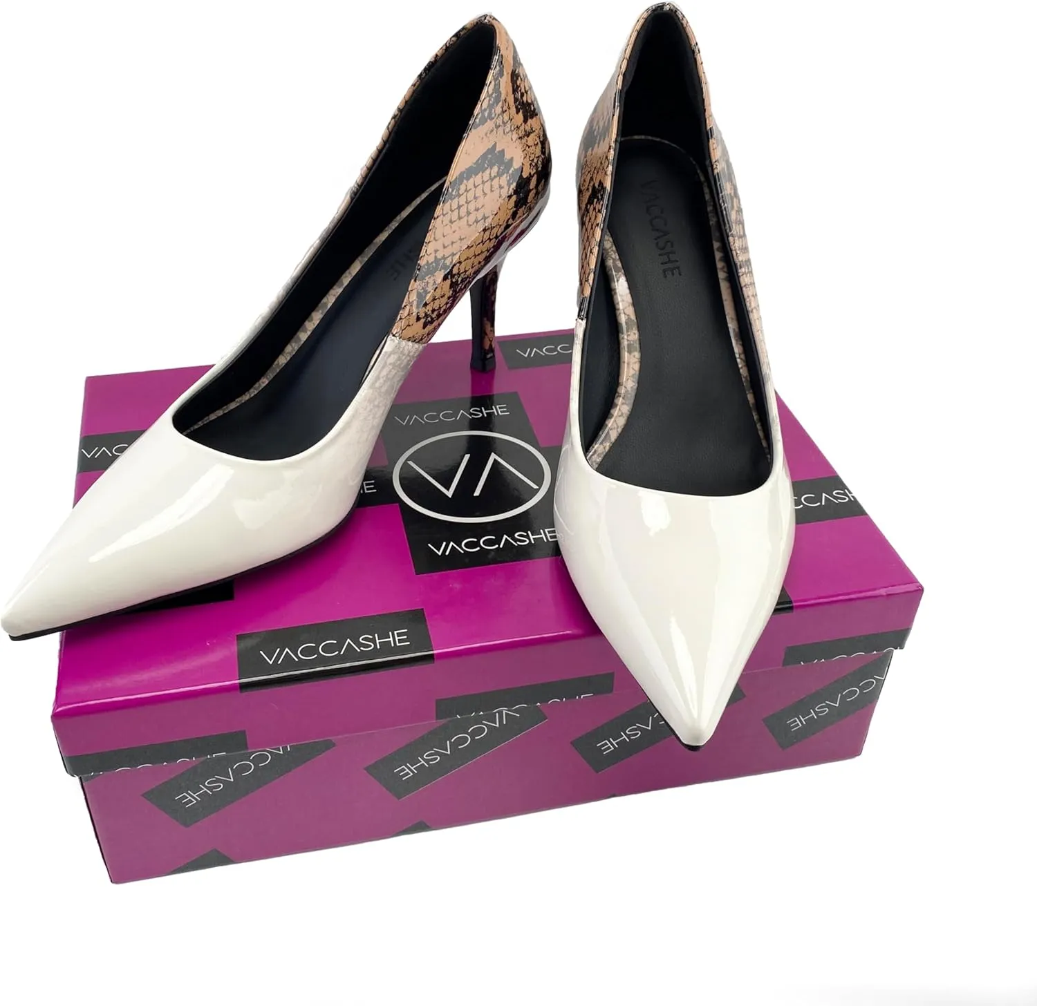 Snakeskin Print Handmade Dress Pump Shoes