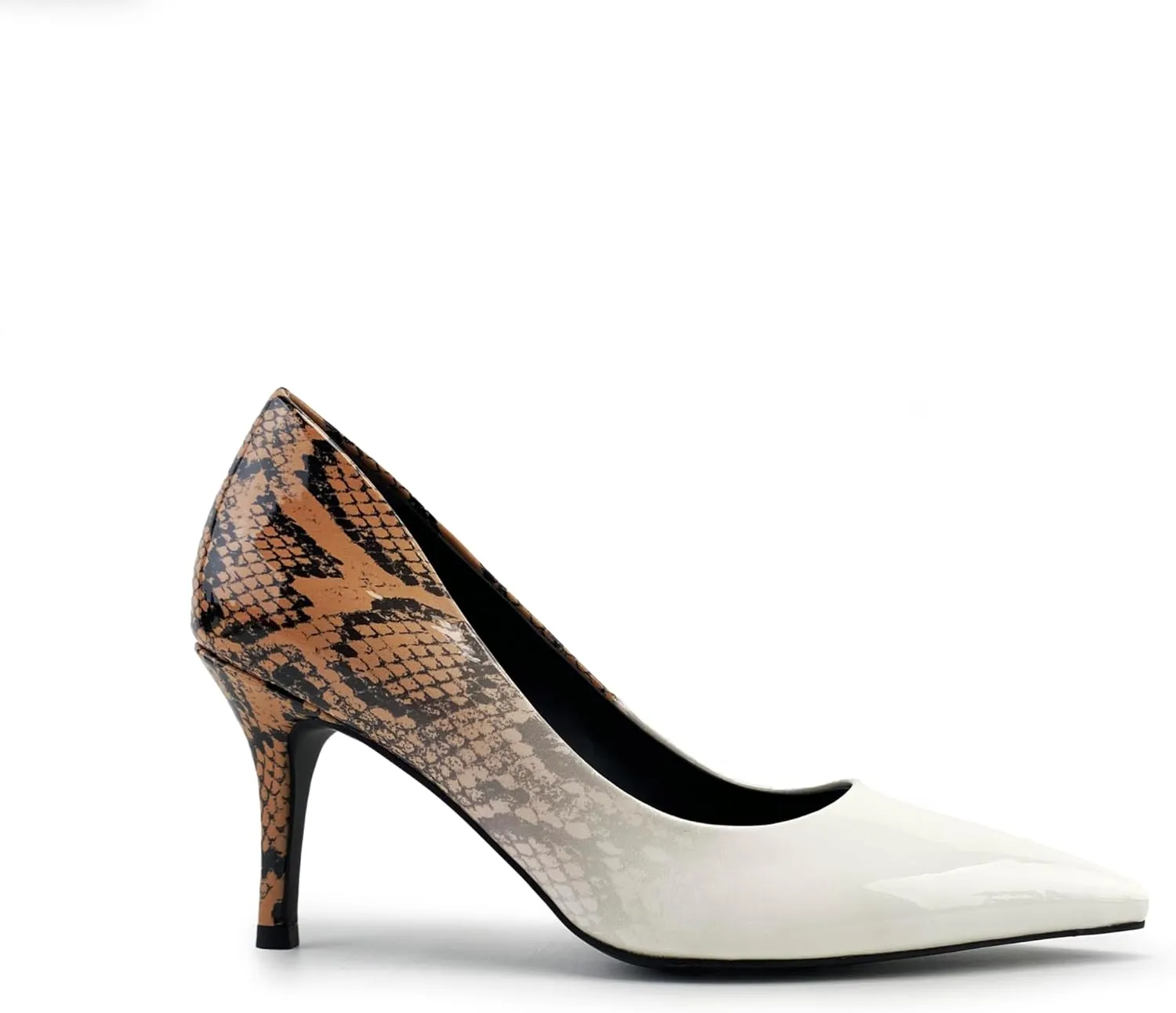 Snakeskin Print Handmade Dress Pump Shoes