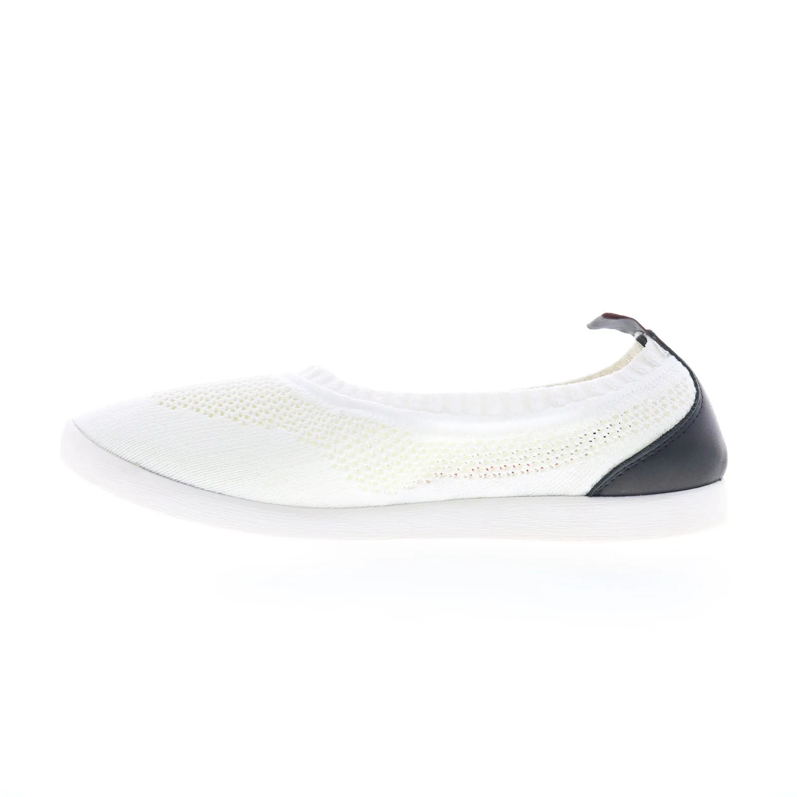 Softinos Lali LALI694SOF-003 Womens White Mesh Slip On Loafer Flats Shoes