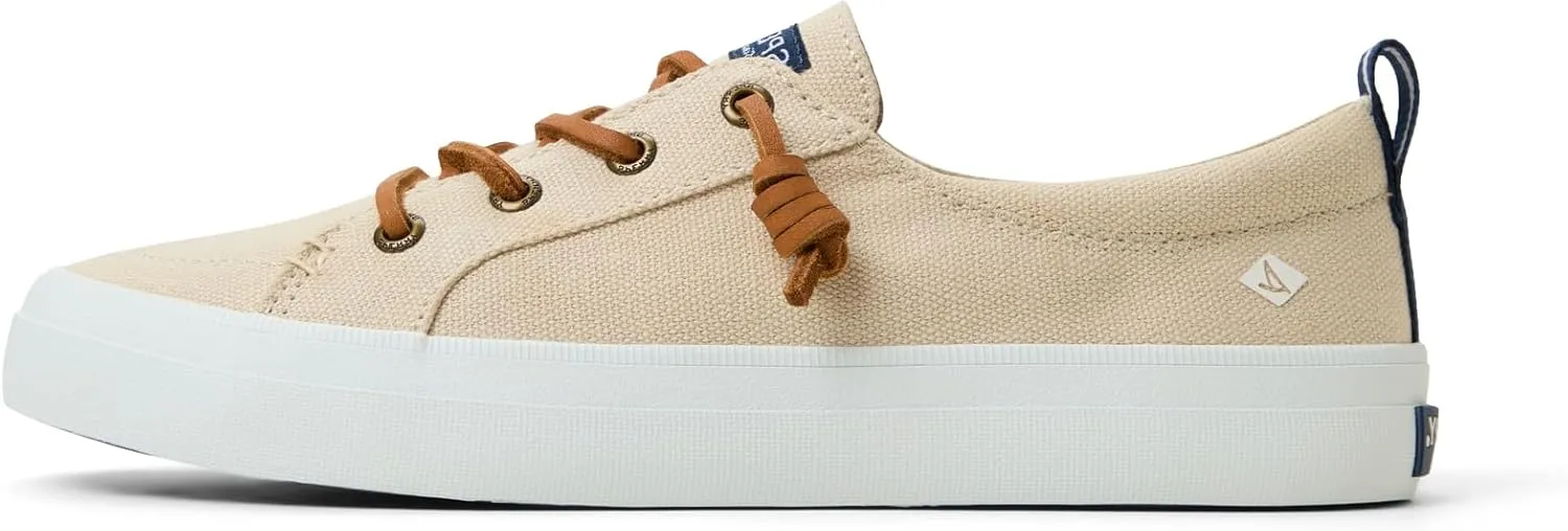 Sperry Women's Crest Vibe Sneaker, Brown, 5 Wide