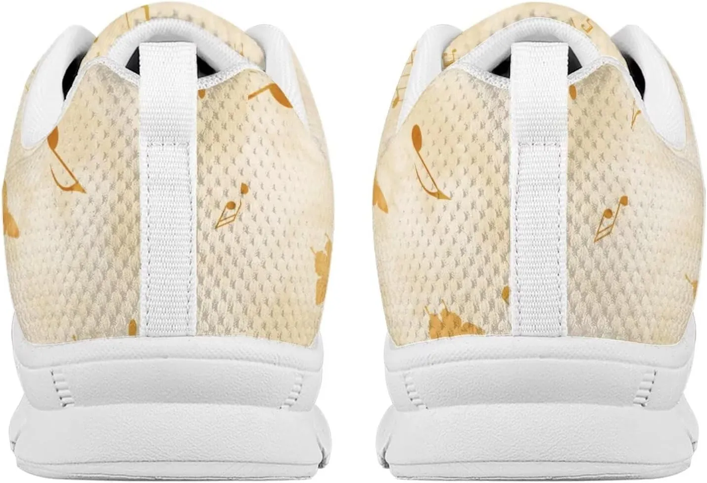 SYtrade Women's Running Shoes Lace Up Walking Tennis Sneakers White Sole