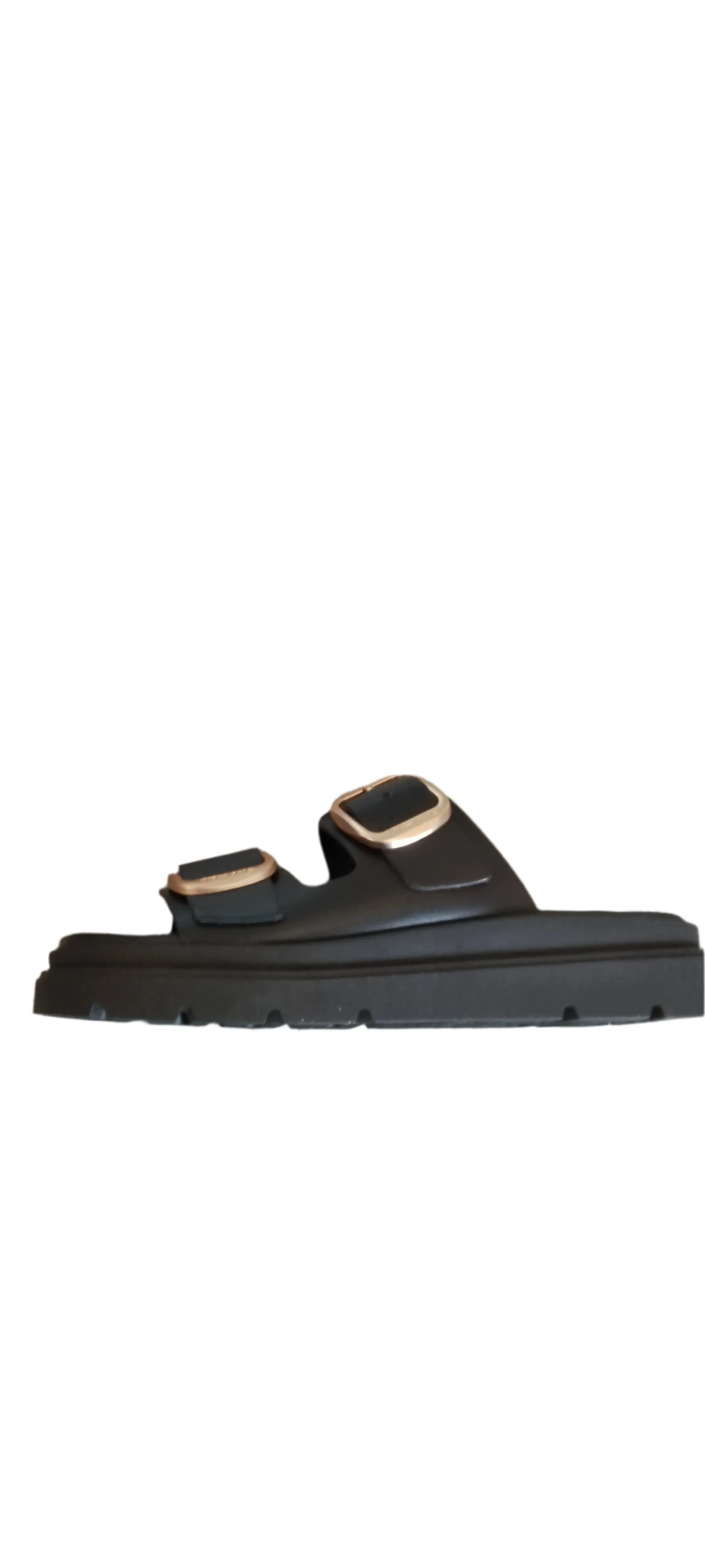 Tamaris Black Leather Sandal
