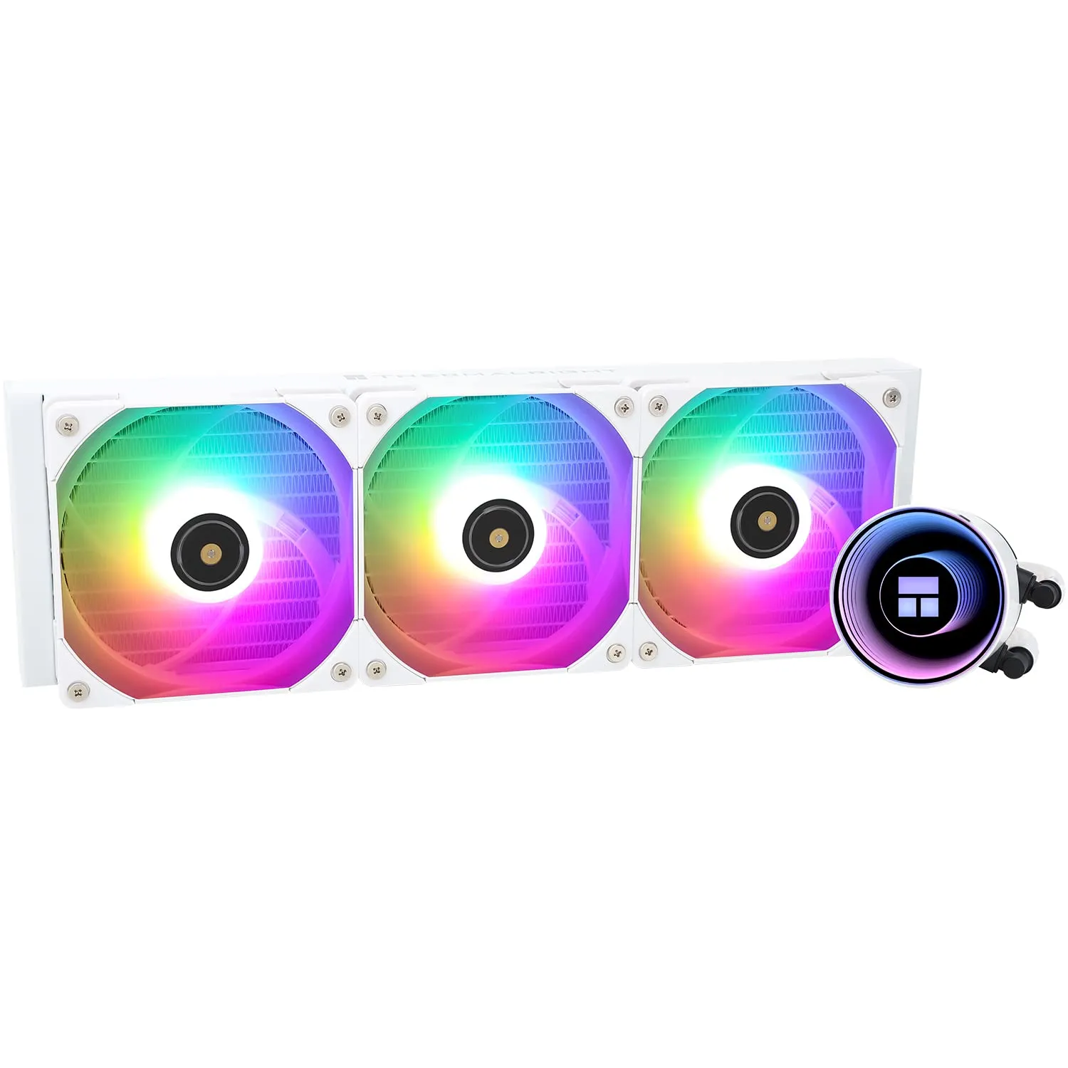 Thermalright Frozen Notte 360 White ARGB V2 Water Cooling CPU Cooler, 360 White CPU Cooler Specifications, 3×120mm PWM Fans, S-FDB Bearings, Suitable for AMD/AM4, Intel LGA 1700/1150/1151/1200/2011