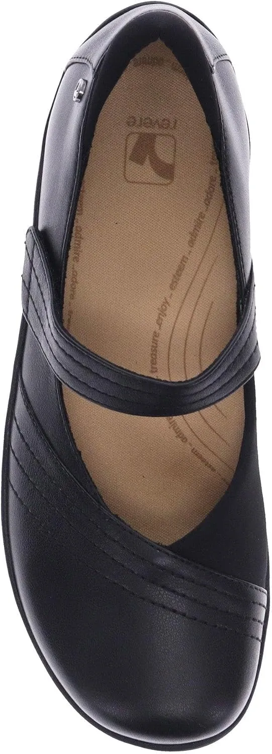 Timaru Women's Orthotic Bunion Friendly Mary Janes with Arch Support - Comfortable Leather Upper and Removable Footbed