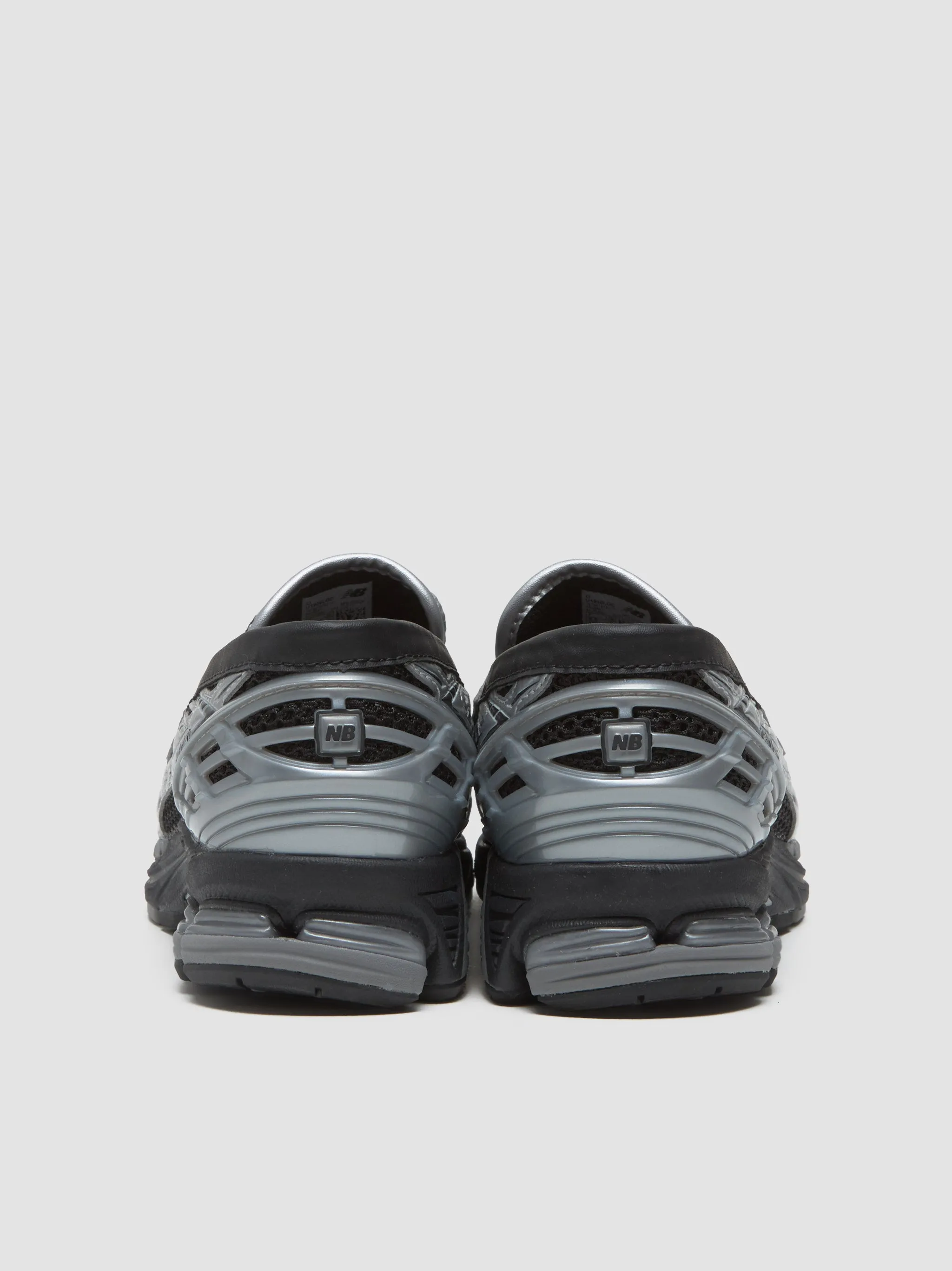 U1906 Loafers in Silver Metallic & Black