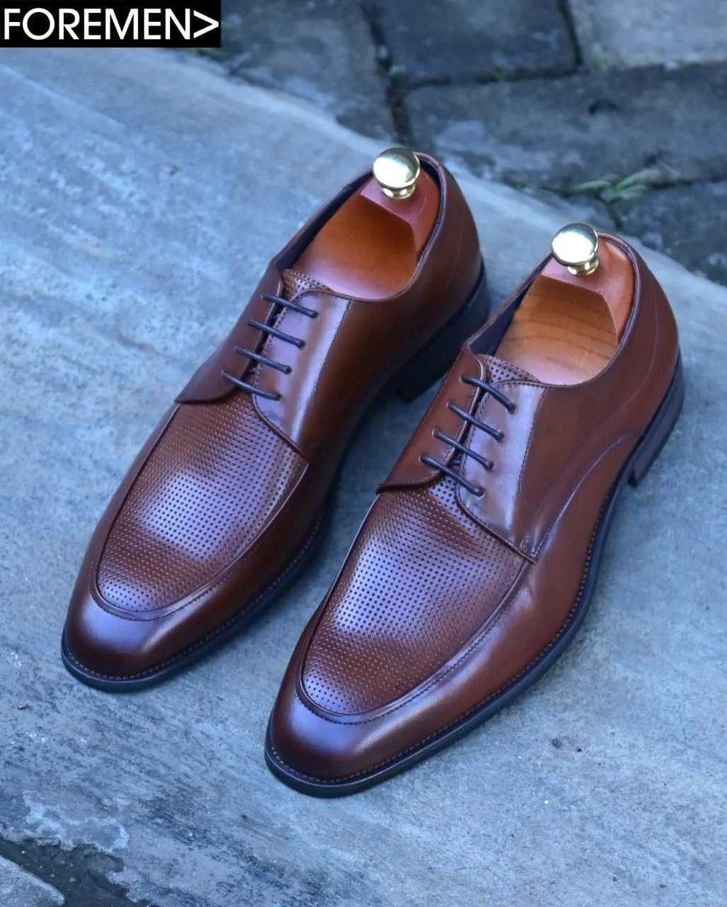 VENICE | Brown Leather Derbies