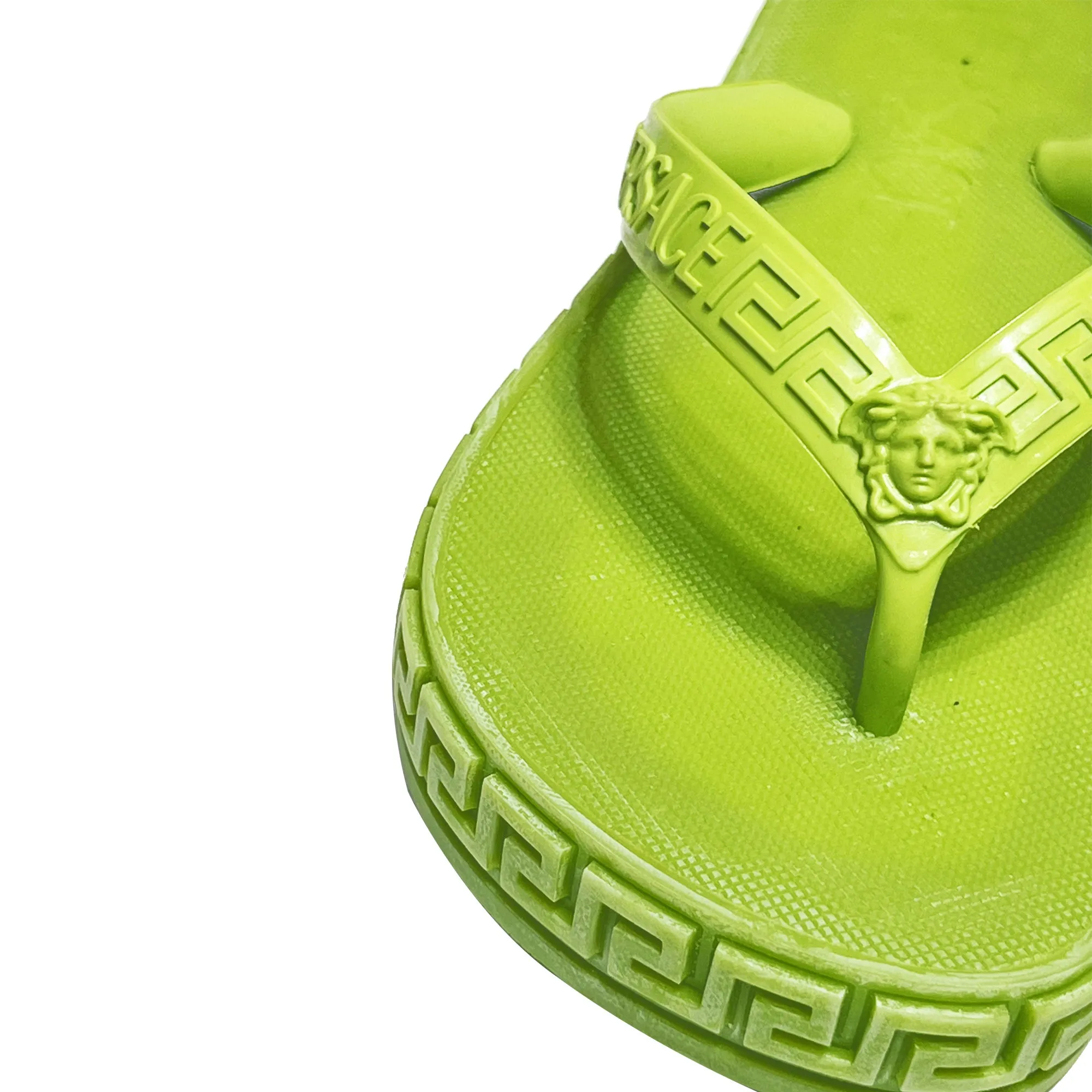 Versace Greca Logo Flip Flop Sandals