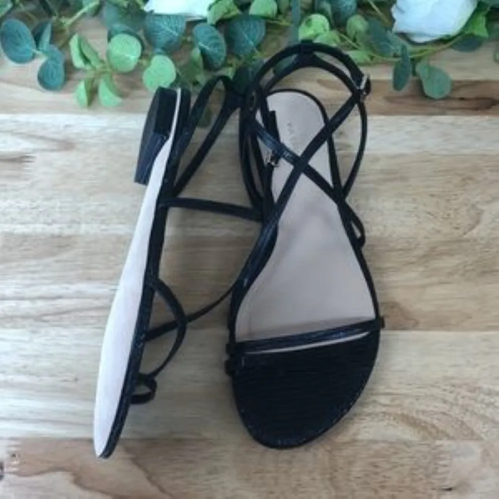 Via Spiga Calandre Sandal, Size 9.5 M - Black