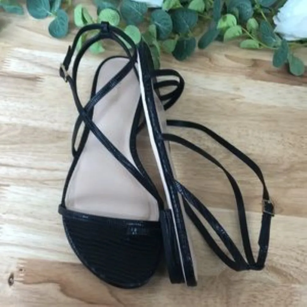 Via Spiga Calandre Sandal, Size 9.5 M - Black
