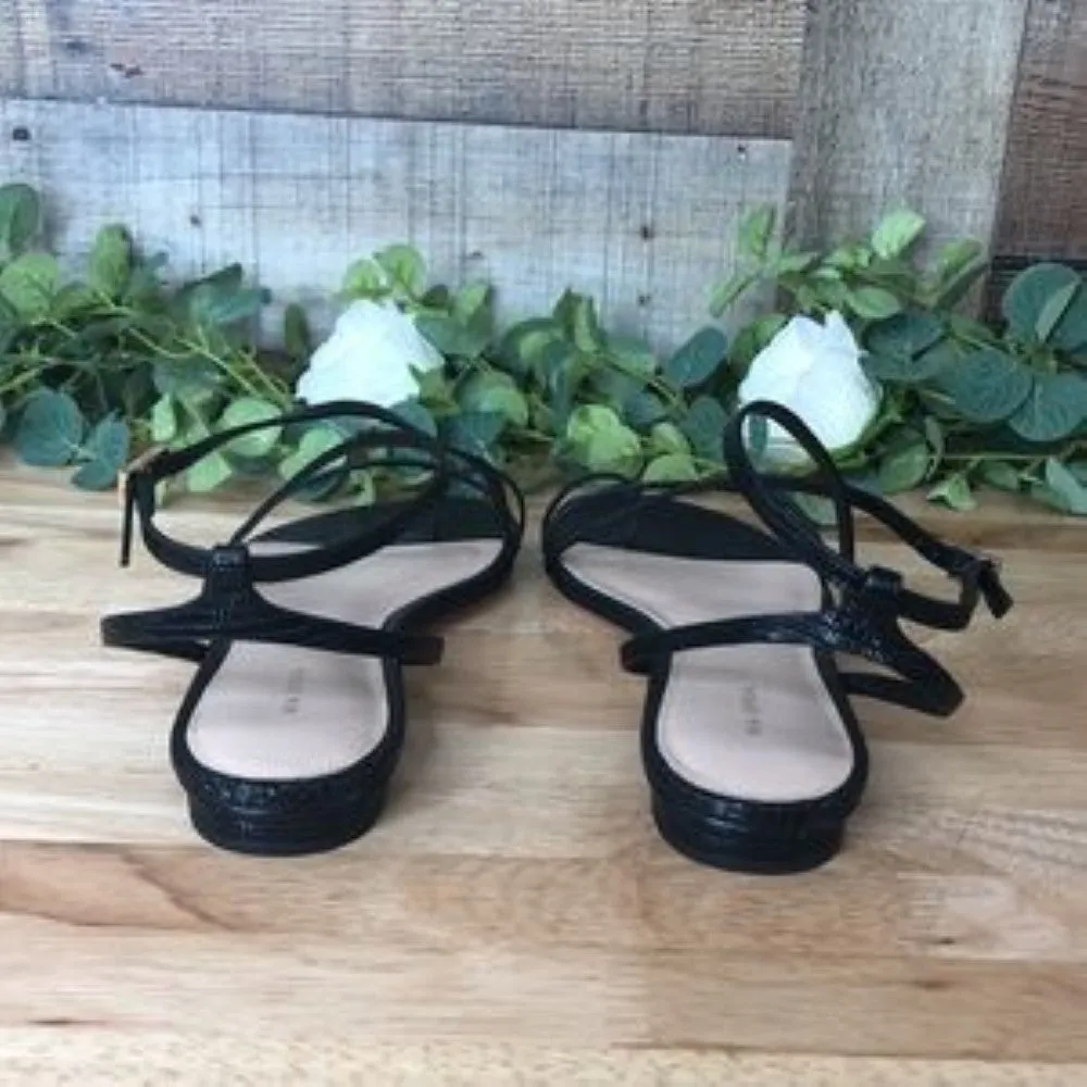 Via Spiga Calandre Sandal, Size 9.5 M - Black