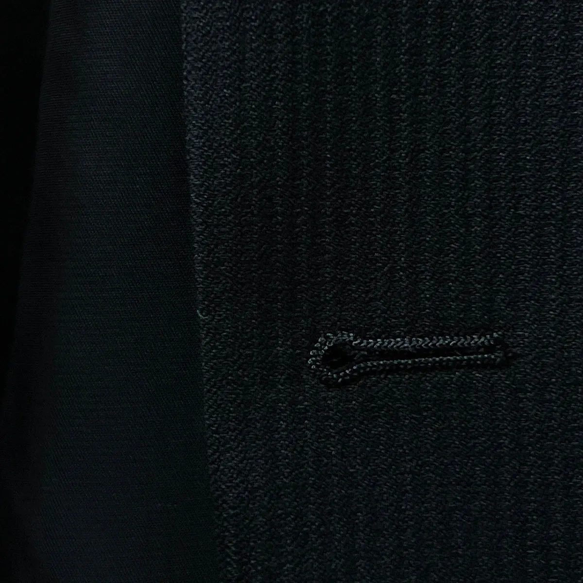 Westwood Hart Black Herringbone Men's Suit