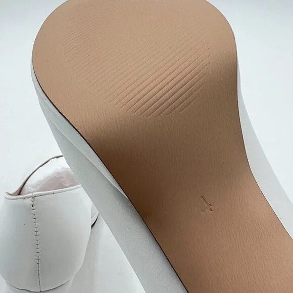 Women's Low Platform High Chunky Heeled Slip On Closed Round Toe Pump Elegant