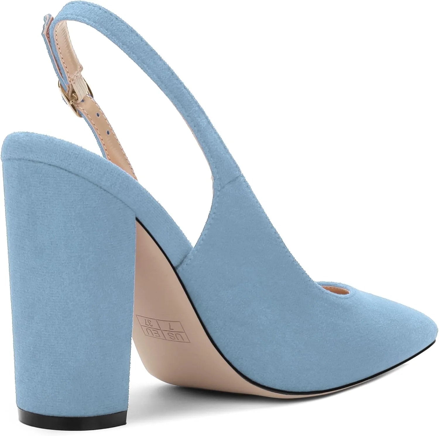 Women's Pointed Toe Slingback Heels, High Heel Shoes for Women