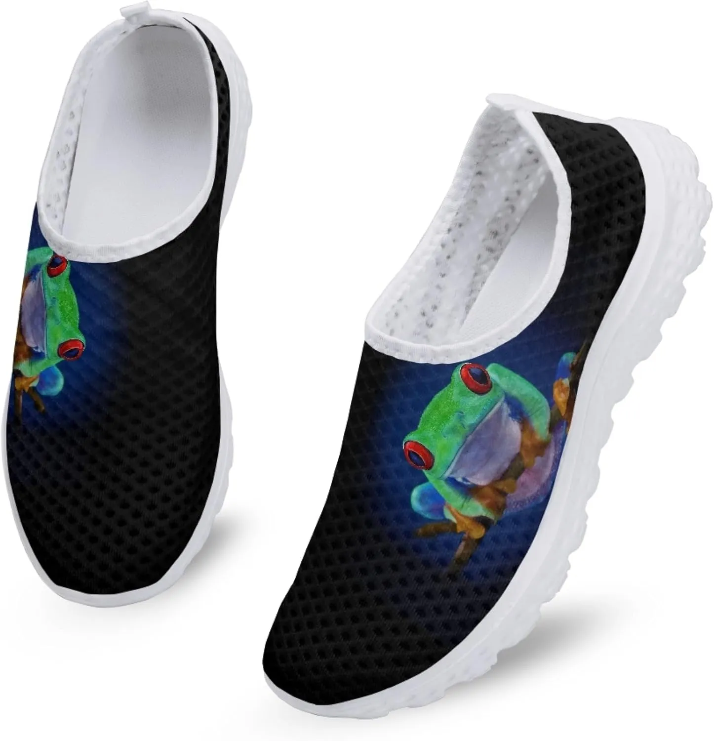 Womens Tennis Shoes Cherry Blossoms Breathable Casual Athletic Walking Shoes Casual Fashion Slip On Running Sneakers