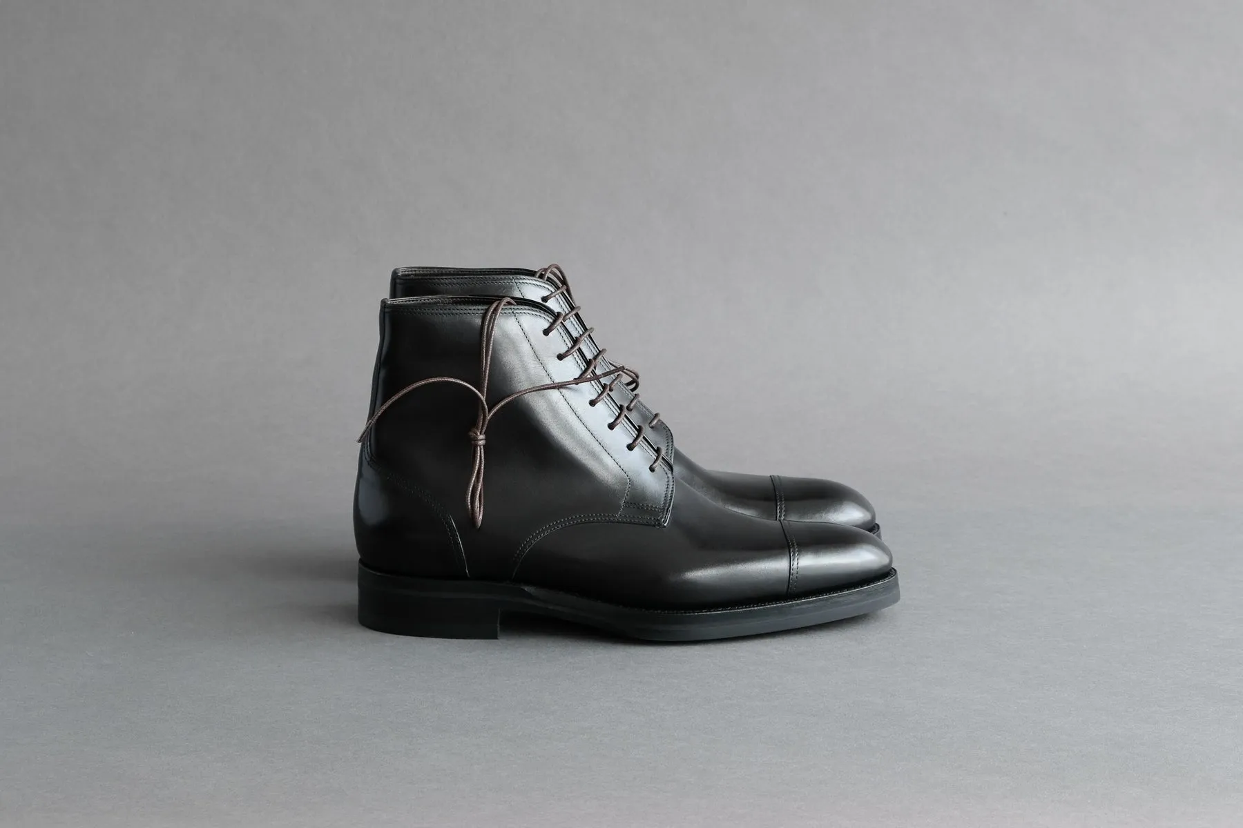 ZeroTwoTwo.Lyon Derby Boots from French Aniline Calf