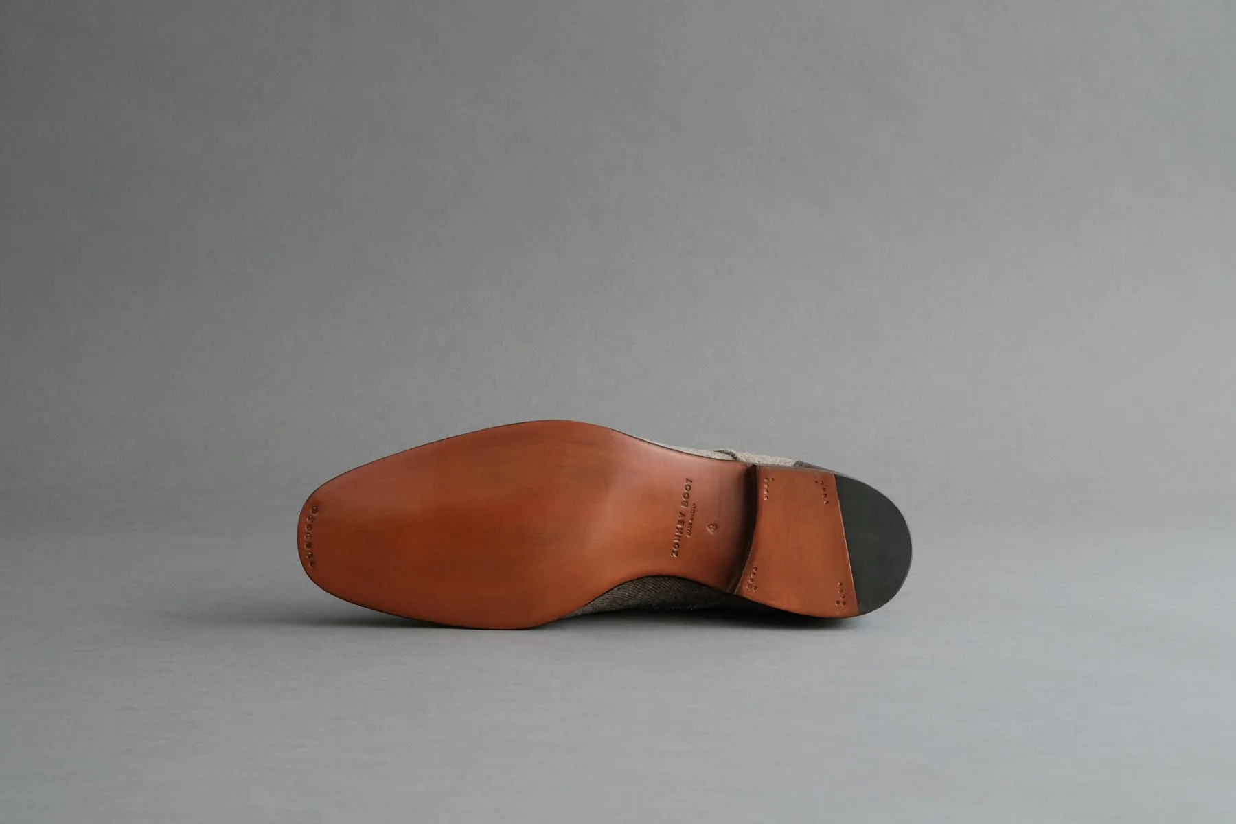 ZeroZeroOne.Akio Derby Boots from Bavarian Calf and Wool