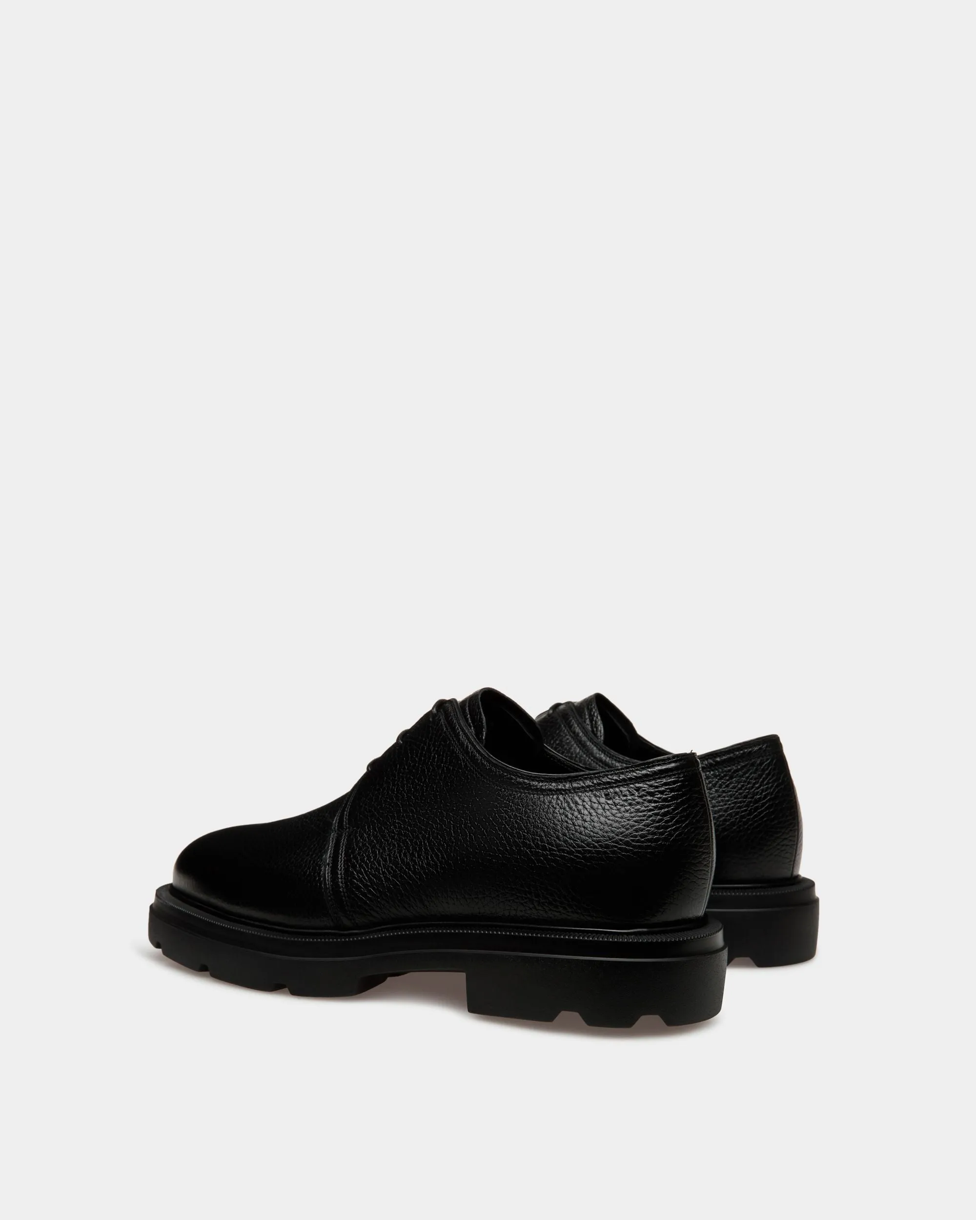 Zurich Derby Shoes In Black Leather