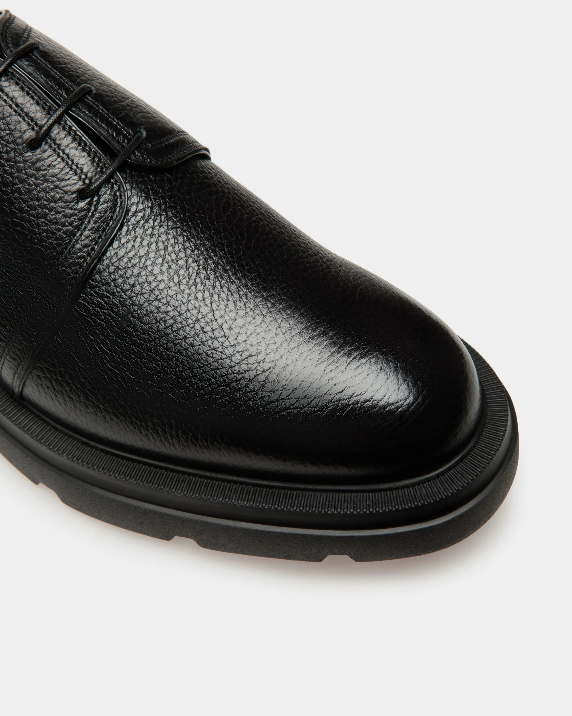 Zurich Derby Shoes In Black Leather